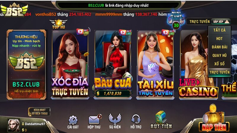 Tổng hợp nội dung của mục  tin tức game B52CLUB 